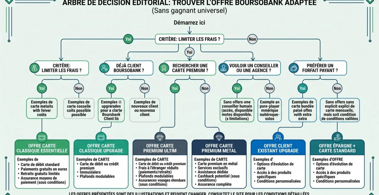 Arbre de décision pour choisir un compte joint selon le profil du couple